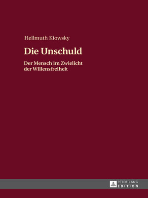cover image of Die Unschuld